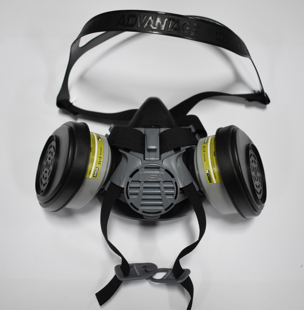 Respirator, MSA Advantage 420 Half Mask complete with GME (multigas ...