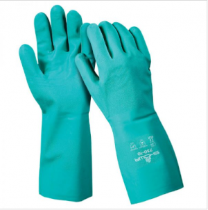 North Safety NF14 Duro Task Natural Rubber-Coated Poly/Cotton Gloves