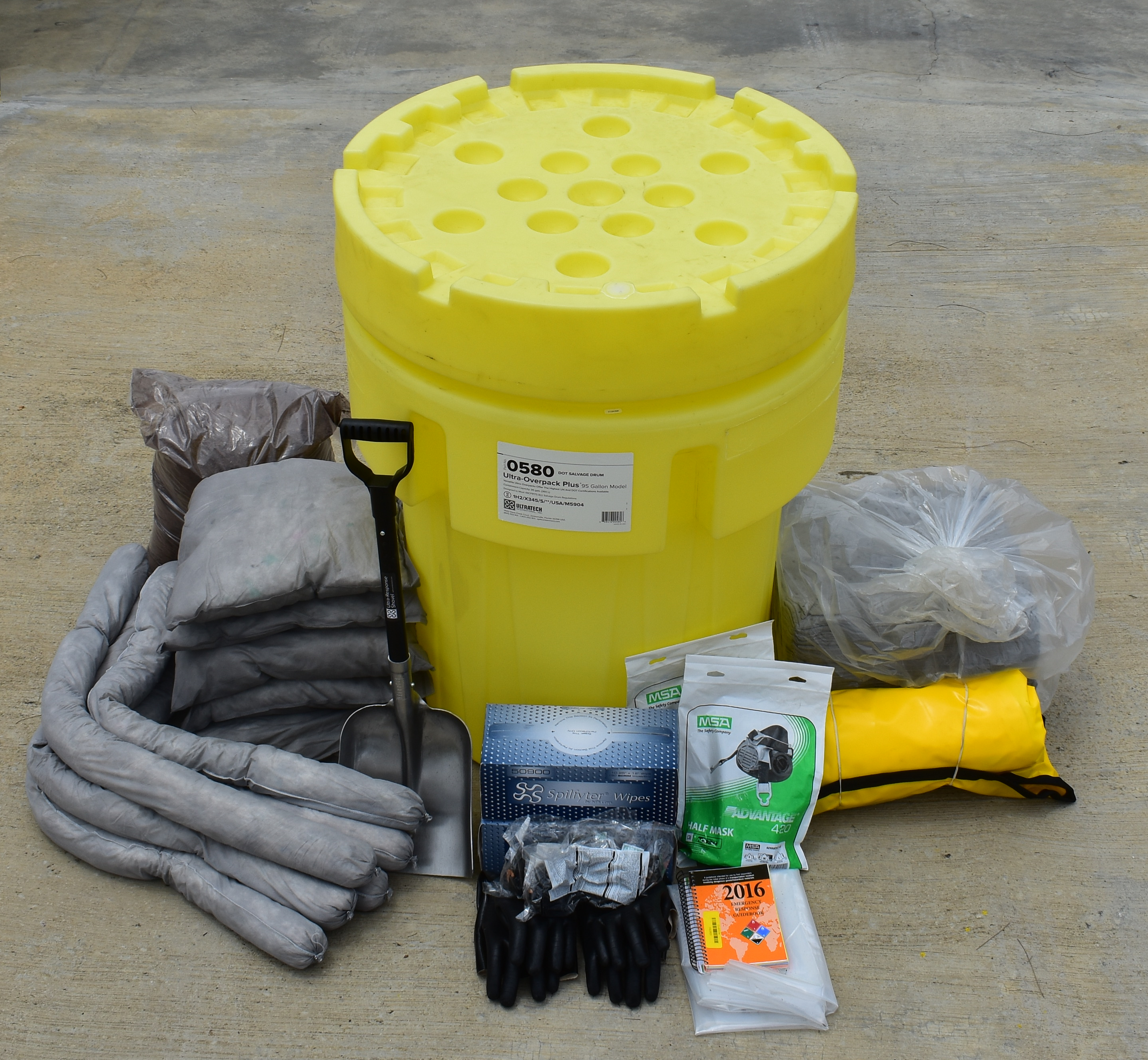 95-Gallon Overpack Salvage Drum Spill Kit - Universal
