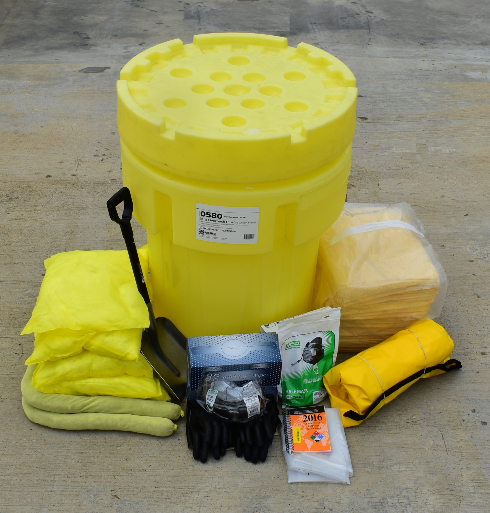 95 Gallon HazMat (Chemical) Spill Kit C/W Pop Up Pool - IRP Fire & Safety