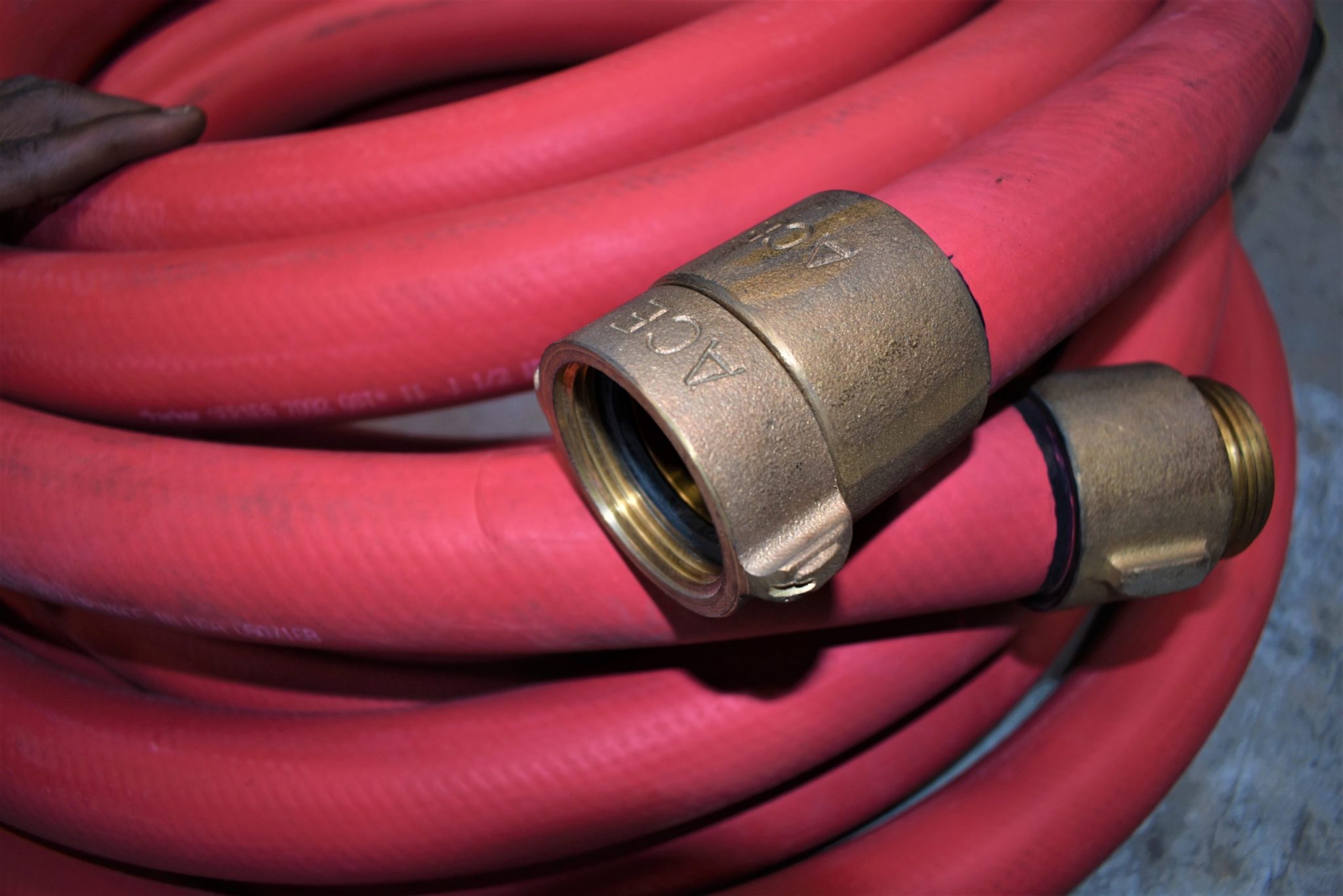 Hose, Fire 1.5" Red Booster Rubber IRP Fire & Safety Ltd.