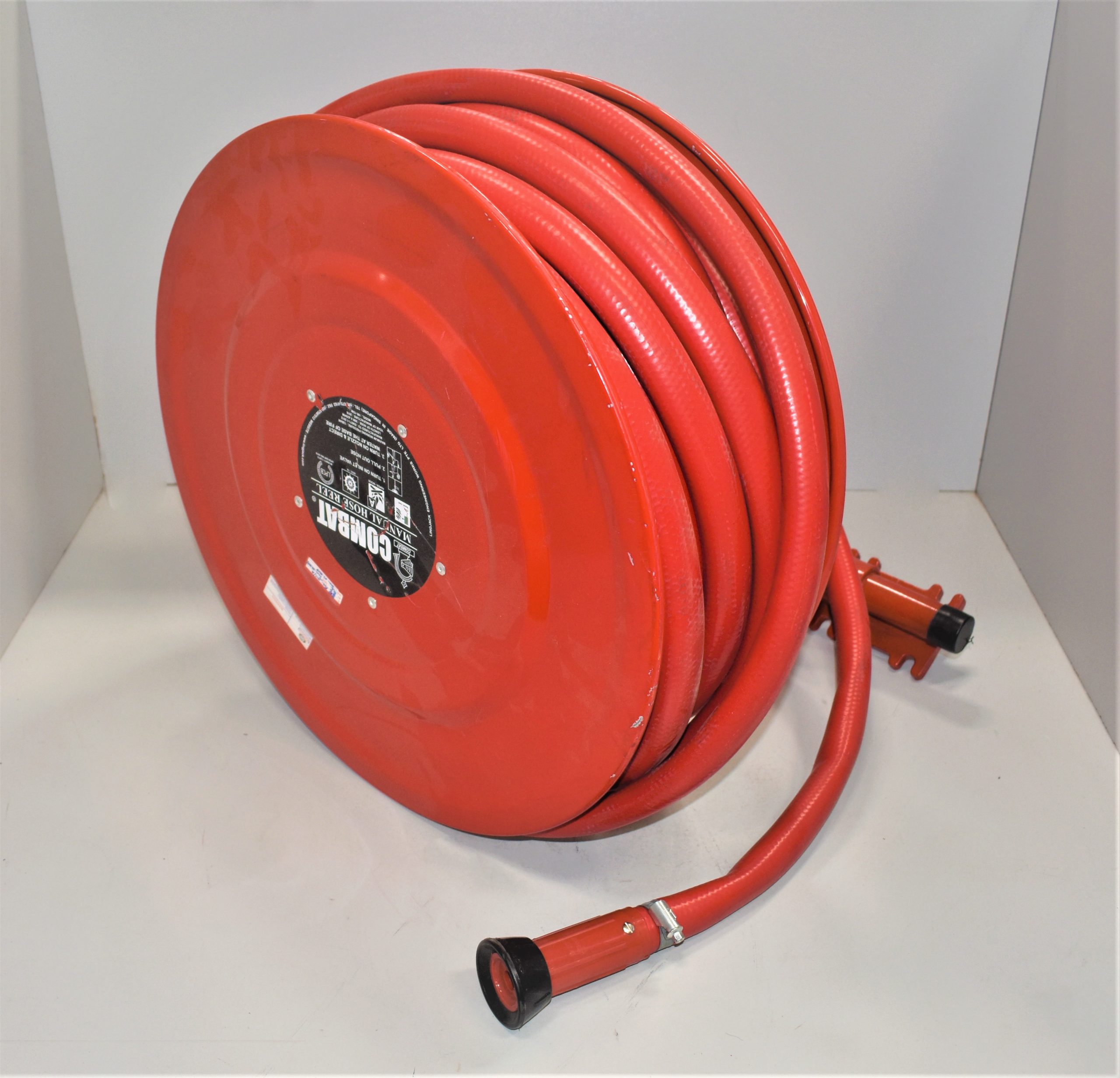 Reel, Hose Swing-Out complete with Red Semi-Rigid Fire Hose 1" x 100ft
