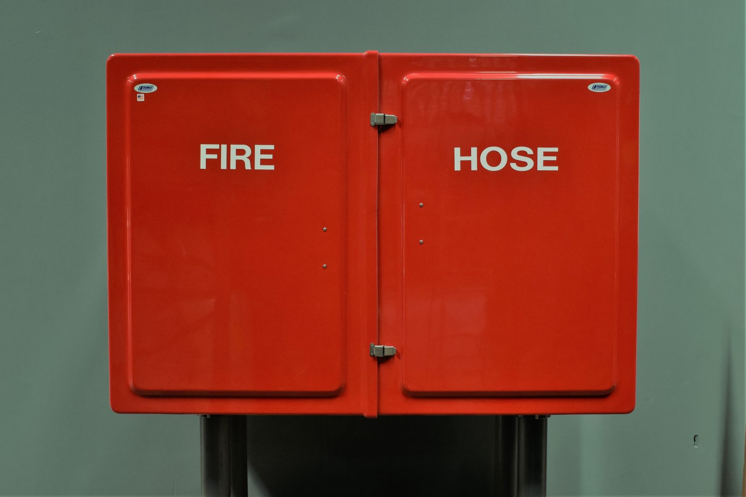 Fire Hose Double Door Fibreglass, High Quality Handlaid